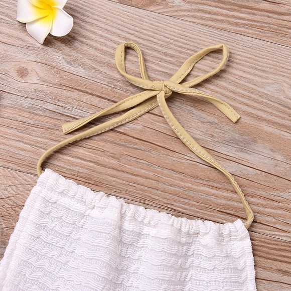 Emmie Backless Pom Pom Sunsuit Romper - Picture 4 of 7